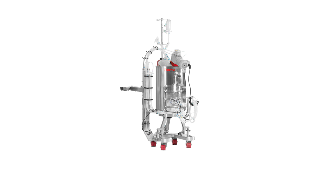 Thermo Scientific™ HyPerforma™ 5:1 Single-Use Bioreactor, jacketed, AC motor, load cells, 50L