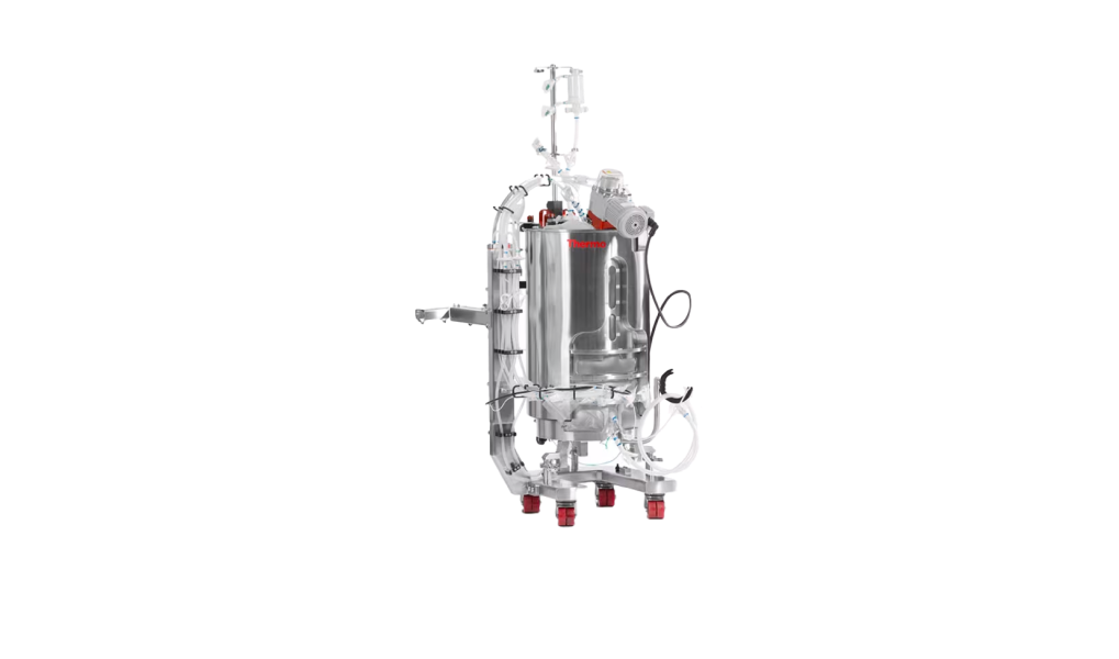Thermo Scientific™ HyPerforma™ 5:1 Single-Use Bioreactor, jacketed, AC motor, load cells, 100L