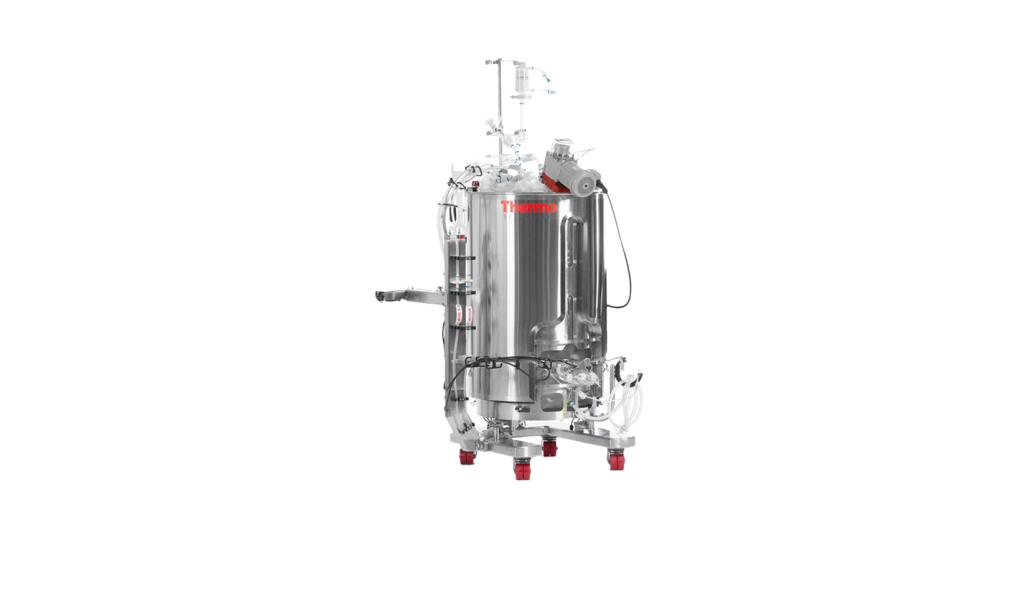 Thermo Scientific™ HyPerforma™ 5:1 Single-Use Bioreactor, jacketed, AC motor, load cells, 500L