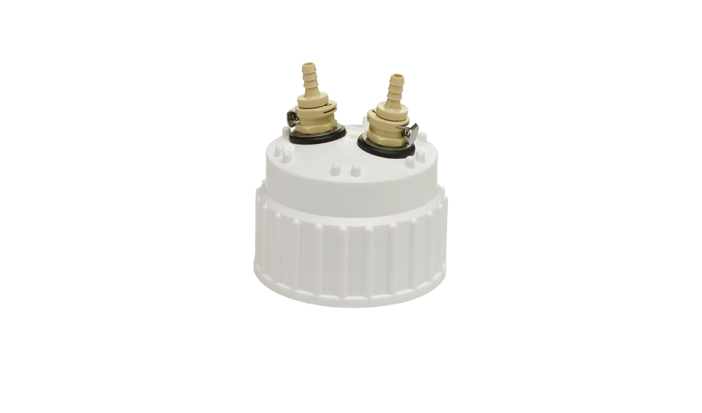 Thermo Scientific™ Nalgene™ Polypropylene, TPE Gasket, Closure, 83B, 2 port, 1/4 inch