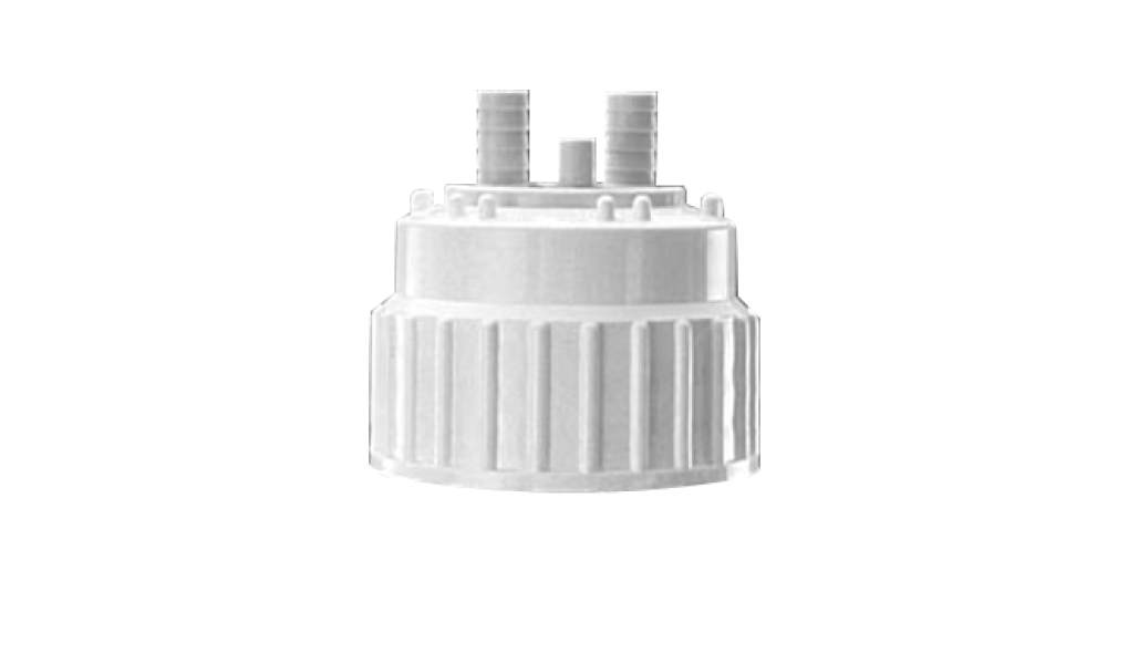 Thermo Scientific™ Nalgene™ Top Works™ Platinum-cured Silicone, Polypropylene, Closure, 38 to 430 mm, 3 port