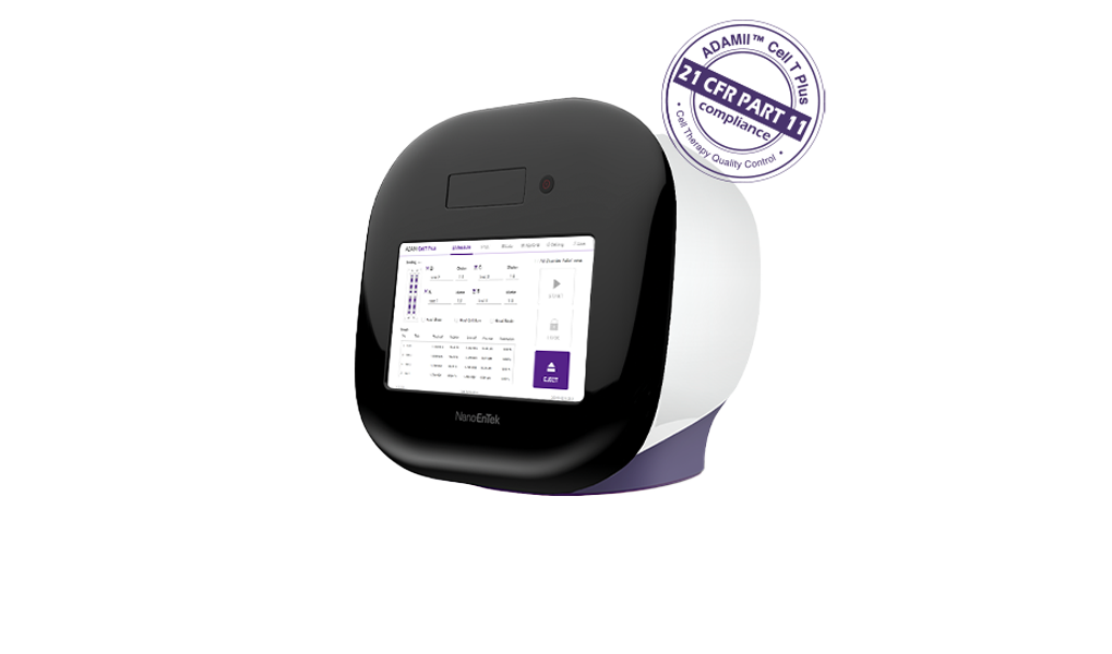 ADAM™ CellT Automated CellT Plus Counter for cGMP Most Accurate Fluorescence Cell Counter