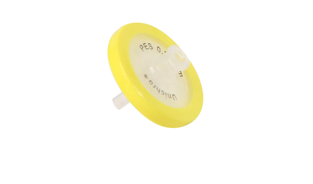 COBETTER 0.22μm PES Syringe Filters for Sterile Filtration with 0.65μm Pre-filter, Sterile Individually Packed, Diameter 25mm