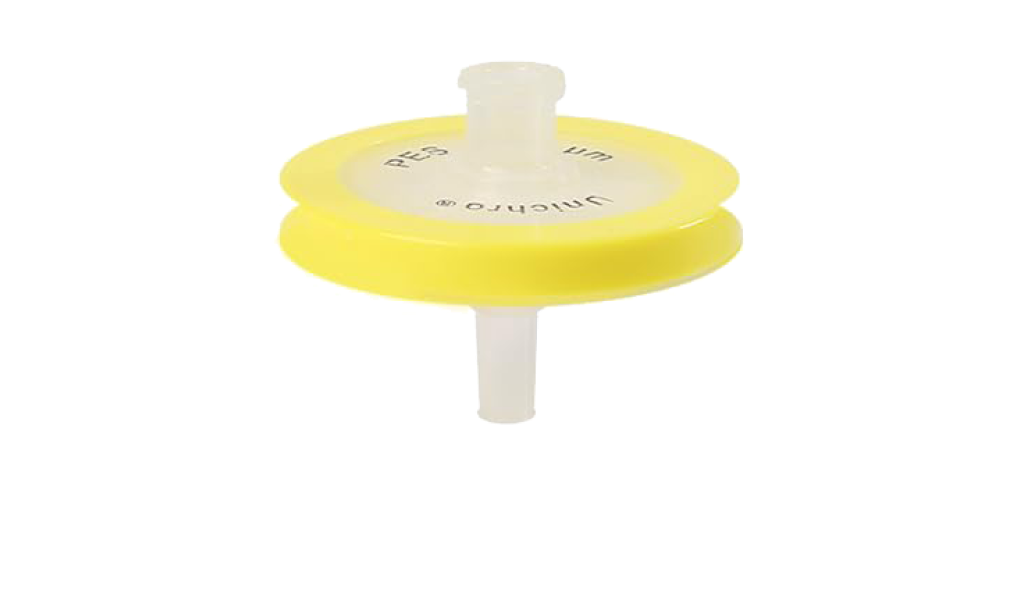 COBETTER 0.22μm PES Syringe Filters for Sterile Filtration with 0.65μm Pre-filter, Sterile Individually Packed, Diameter 33mm