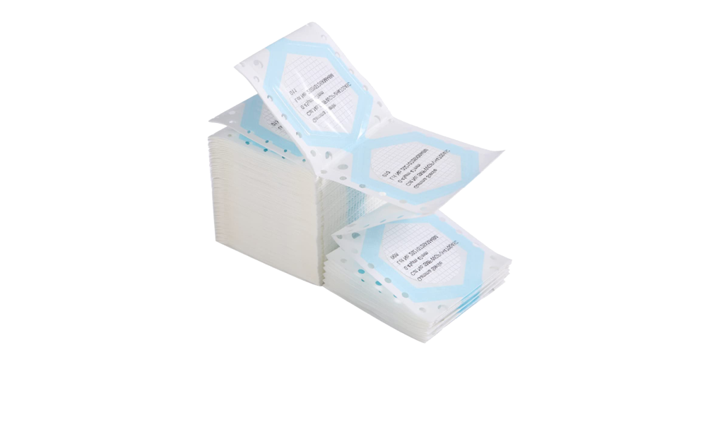 COBETTER 0.22μm MCE Membrane Filter, White with Grid, Packaged on a pleated band, Diameter 47mm