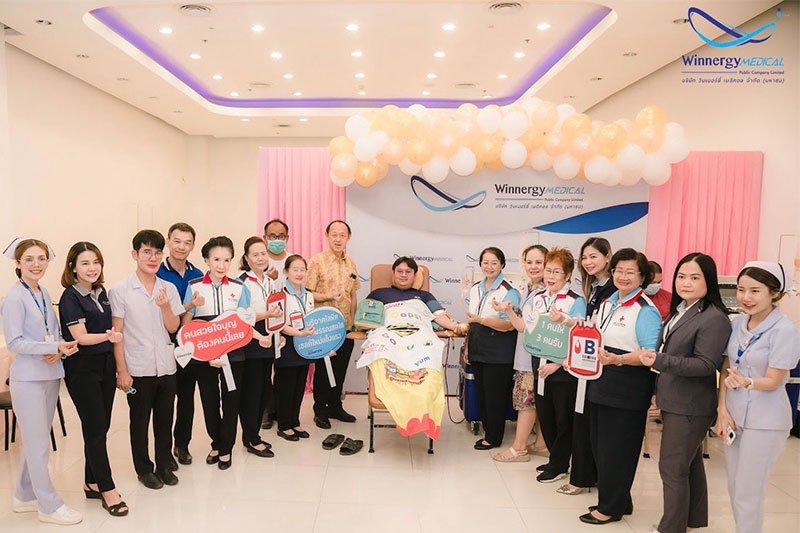 WINMED participated in the opening of the second blood and platelet donation unit in Roi Et Province