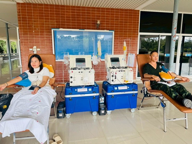 WINMED ร่วมออกหน่วยรับบริจาคเกล็ดเลือด ณ มณฑลทหารบกที่ 27 จังหวัดร้อยเอ็ด สนับสนุนการสำรองโลหิตให้โรงพยาบาลร้อยเอ็ดอย่างต่อเนื่อง